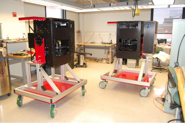 COSMOS and KOSMOS spectrographs in the OSU instrumentation lab